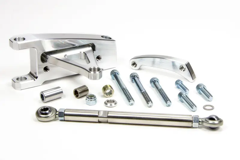 March Performance Chevy Small-Block Pulley Kit – Inward-Mount Alternator Bracket, Part #21001 1