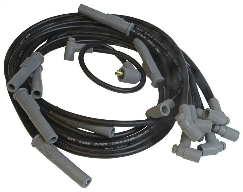 Msd Custom Spark Plug Wire Set – Premium Silicone Construction, Vehicle-Specific Routing 1