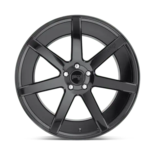 Niche M168 22X10 Inch Gloss Black Wheel – 5X4.25In Bolt Pattern, +40Mm Offset 1