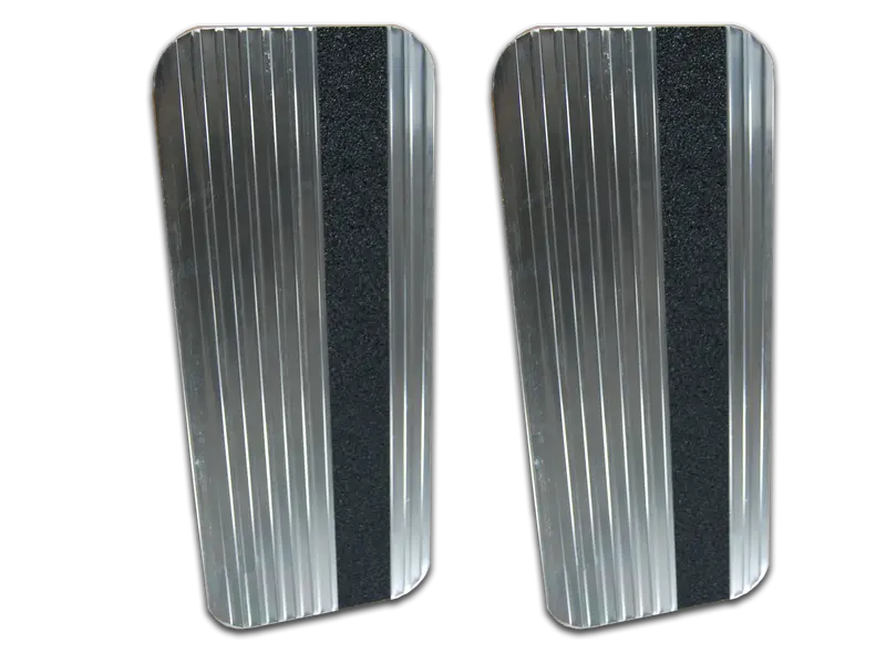 Owens Classic Aluminum Mud Flaps – Universal Rectangular Design, Extruded Bright Finish (6.5" × 16") 1