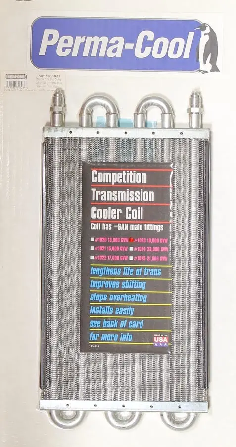 Perma-Cool 1023 Heavy-Duty -6An Oil Cooler Rated For 19,000 Gvw Applications 1