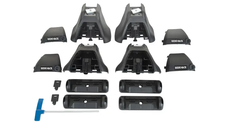 Rhino-Rack Ja0179 2500 Heavy-Duty Multi-Fit Roof Rack System – Modular Crossbar Design 1