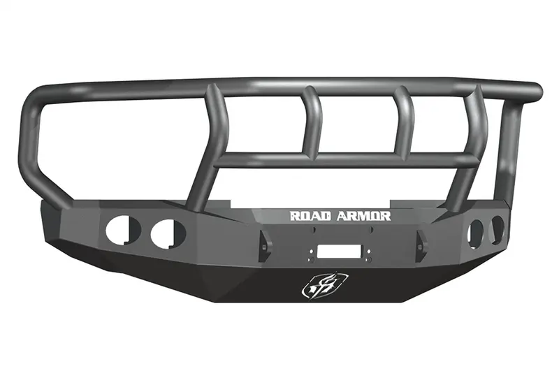 Road Armor Stealth Front Winch Bumper With Titan Ii Guard – Satin Black Finish 1