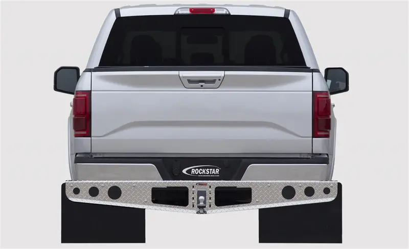 Rockstar Mud Flaps A1040042 Rockstar Hitch Mount Mud Flaps With Aluminum Frame And Stabilizer Plate 1