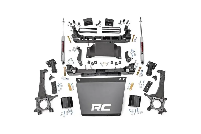 Rough Country 4-Inch Suspension Lift Kit With Premium Shocks – Complete Installation System 1