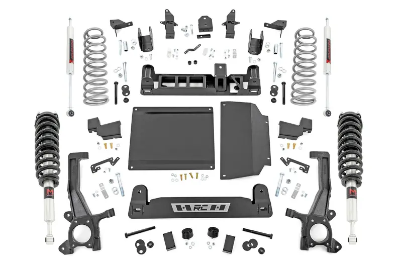 Rough Country 71240 Six-Inch Lift System – M1 Strut Front, Rear Coil Springs For 2022–2023 Toyota Tundra 4Wd 1