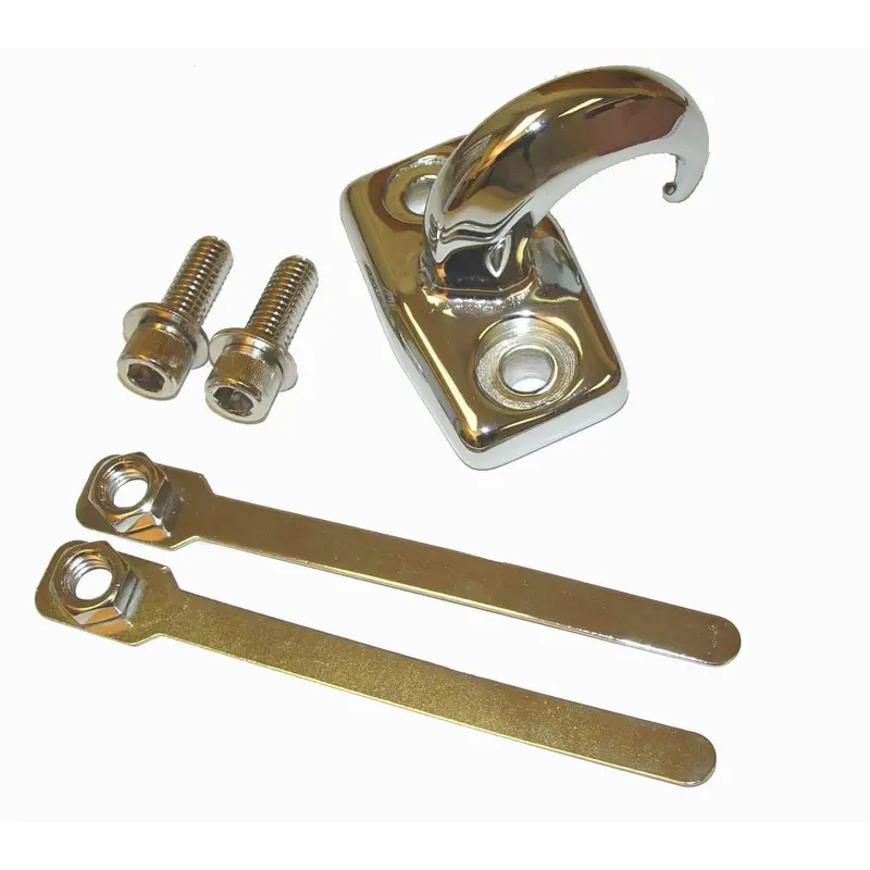 Rugged Ridge 11303.02 Rear Chrome Tow Hook – Single Mount Design 1