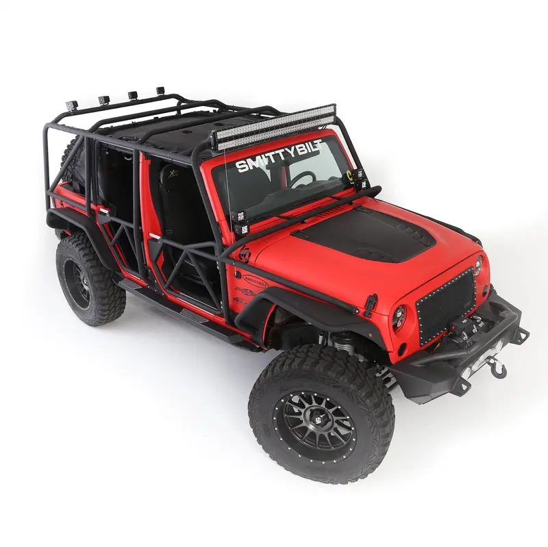 Smittybilt Xrc Exoskeleton Steel Headache Rack For 2007–2018 Jeep Jk Wrangler Unlimited (4-Door Only) 1