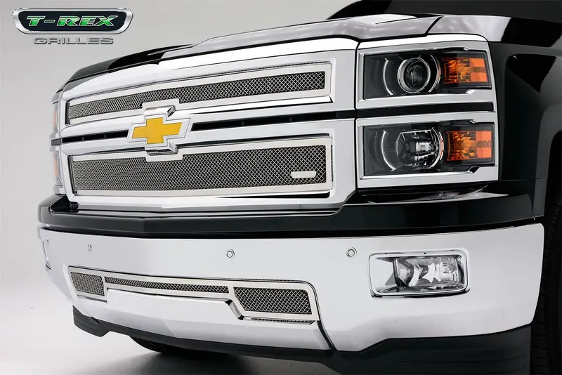 T-Rex Grilles Upper Class Series Stainless Steel Mesh Front Grille – Model 54120 1