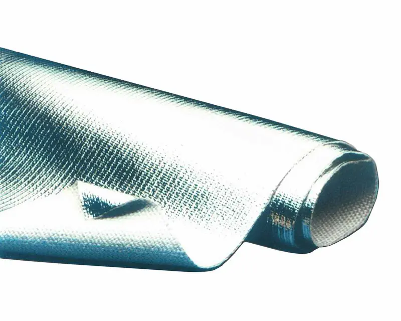 Thermo Tec 14001 Aluminized Exhaust Heat Wrap – 10 Sq. Ft. Silver Thermal Barrier Sleeve 1