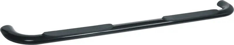 Trailfx 1186861103 3 Inch Round Bent Powder Coated Black Steel Without End Caps Rocker Panel Mount 1