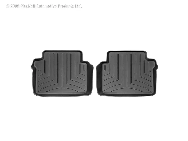 Weathertech 441062 Digitalfit Floorliner – Rear, Black, 2-Piece Set (Behind Second Row) 1
