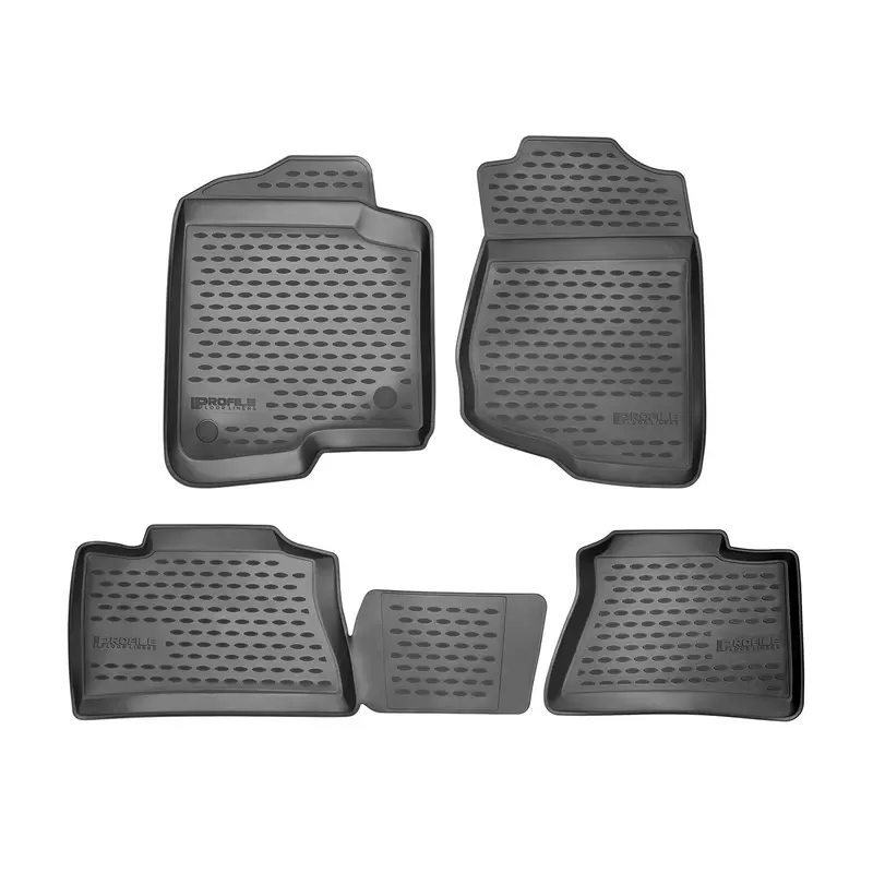 Westin Profile Floor Liners – 4-Piece Set, Front & Rear, Black (74-03-41023) 1